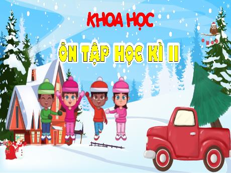 Bài giảng Khoa Học 4 - Ôn tập học kì II (Hà Thị Lê Na)