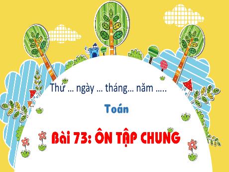 Bài giảng Toán 4 - Bài 73: Ôn tập chung (Tiết 1)(Hà Thị Lê Na)
