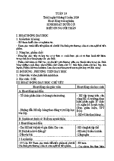 Kế hoạch bài dạy Lớp 4 - Thứ 2+3+4, Tuần 19 Năm học 2023-2024 (Nguyễn Thị Nguyệt)
