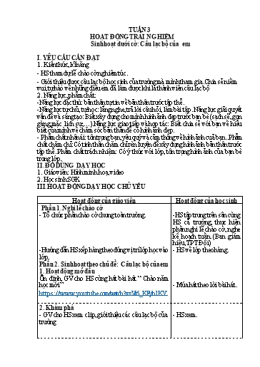 Kế hoạch bài dạy Lớp 4 - Thứ 2+3+4, Tuần 3 Năm học 2023-2024 (Nguyễn Thị Nguyệt)