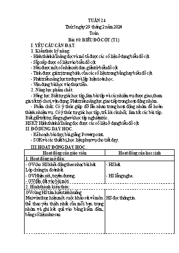 Kế hoạch bài dạy Lớp 4 - Thứ 5+6, Tuần 24 Năm học 2023-2024 (Hà Thị Lê Na)