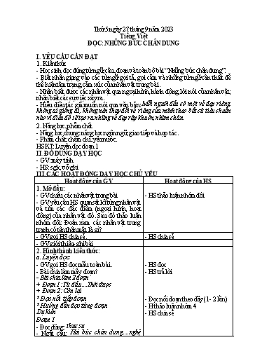 Kế hoạch bài dạy Lớp 4 - Thứ 5+6, Tuần 4 Năm học 2023-2024 (Hà Thị Lê Na)